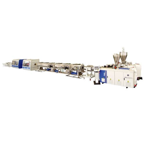 Ligne de coextrusion 3 couches - JWG series - Jwell Extrusion Machinery Co., Ltd., Shanghai - pour tubes en PVC / pour PVC