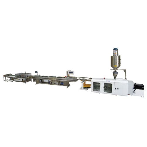 Ligne d'extrusion avec refroidissement à eau - JWS-P series - Jwell Extrusion Machinery Co., Ltd., Shanghai - monocouche / avec écran tactile / double sortie