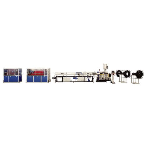 Ligne d'extrusion de tuyau - Jwell Extrusion Machinery Co., Ltd., Shanghai - pour polyéthylène / pour silicones / multicouche