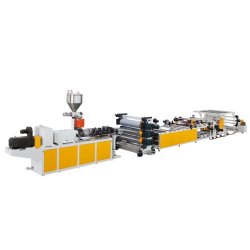 Ligne d'extrusion monocouche - SJZ series - Jwell Extrusion Machinery Co., Ltd., Shanghai - de plaques / pour PVC / pour emballage médical