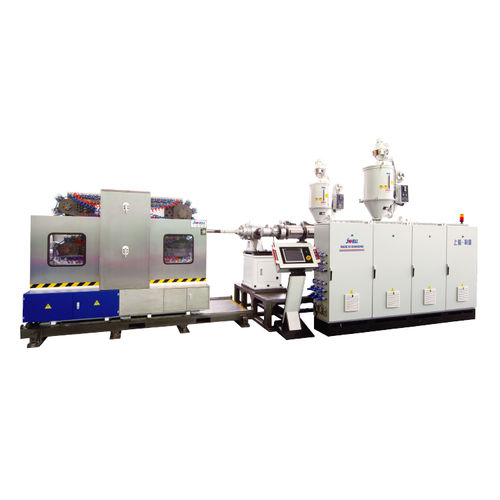Ligne d'extrusion de tuyau - JWXFG110 - Jwell Extrusion Machinery Co., Ltd., Shanghai - pour PE / pour tube annelé à paroi double