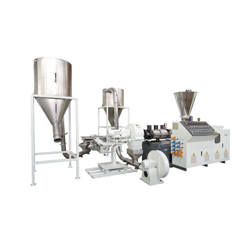 Ligne d'extrusion double vis - SJZ series - Jwell Extrusion Machinery Co., Ltd., Shanghai - avec écran tactile / contrôlée par PLC / compacte