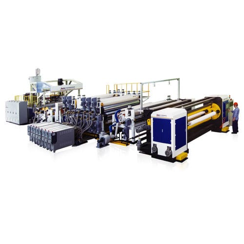 Ligne d'extrusion multicouche - JSW1 series - Jwell Extrusion Machinery Co., Ltd., Shanghai - avec écran tactile / contrôlée par PLC / pour applications médicales