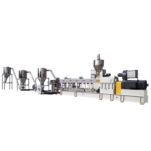Ligne d'extrusion double vis - JWM series - Jwell Extrusion Machinery Co., Ltd., Shanghai - avec écran tactile / à haut débit / contrôlée par PLC