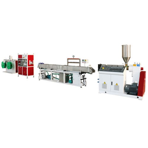 Ligne d'extrusion avec refroidissement à eau - JWS - Jwell Extrusion Machinery Co., Ltd., Shanghai - contrôlée par PLC / avec écran tactile / double sortie