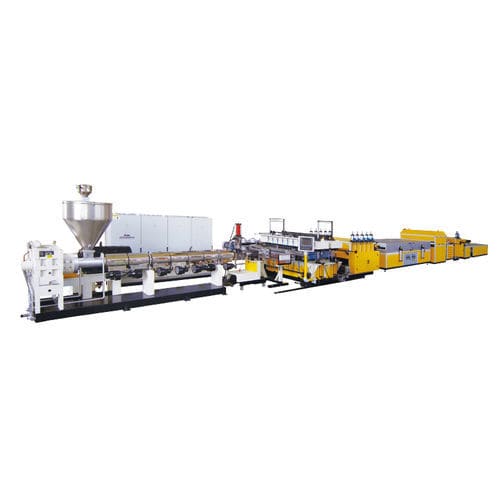 Ligne d'extrusion de panneaux - JWS1 series - Jwell Extrusion Machinery Co., Ltd., Shanghai - pour PP / pour PE