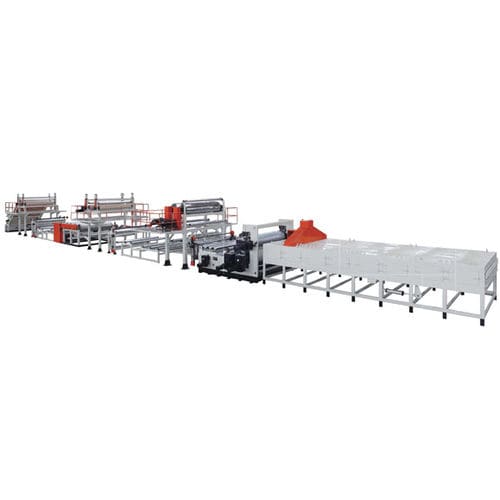 Ligne d'extrusion monocouche - JWTZ-2000 - Jwell Extrusion Machinery Co., Ltd., Shanghai - de plaques / pour PVC