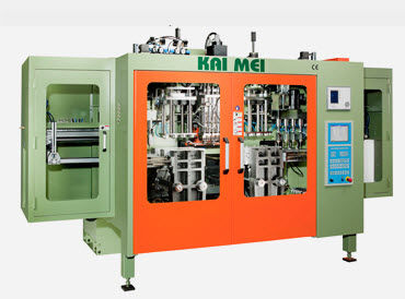 Extrudeuse-souffleuse - PBSS-x05 series - Kai Mei Plastic Machinery Co., Ltd. - pour bouteilles / pour l'industrie cosmétique / complètement électrique