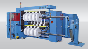 Enrouleuse de film - Conslit - Kampf Schneid- und Wickeltechnik GmbH & Co. KG - pour ligne d'extrusion