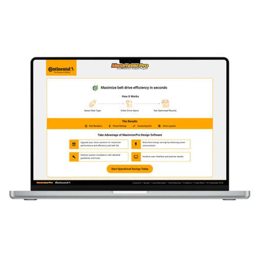 Progiciel de calcul - CONTI&reg; Maximizer Pro - Continental Industry Contitech - de visualisation / de gestion de données / d'analyse