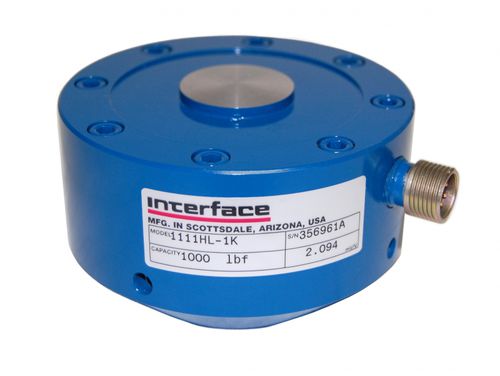 Capteur de force en compression - 5 - 250 kN | 1101 series  - Interface, Inc. - type bouton / par jauge de contrainte / de précision