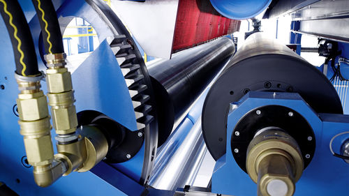 Unité de gaufrage rotative - KKA GmbH Kleinewefers Kunststoffanlagen - manuelle