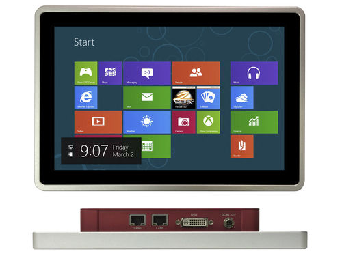 Panel PC LCD - ASLAN-W810C - ARBOR Technology Corp. - à écran tactile capacitif / 12" / Intel® Celeron N2930