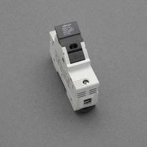 Porte-fusible cylindrique - 31115 - Wöhner - sur rail DIN / IEC / UL