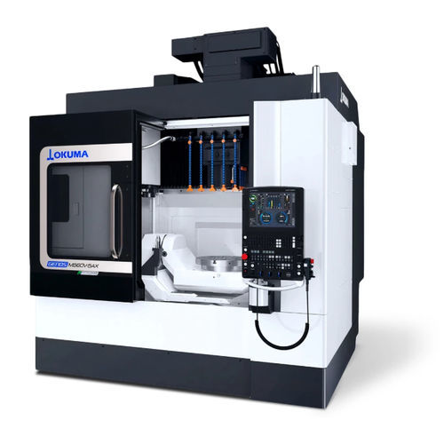 Centre d'usinage CNC 5 axes - GENOS M560V-5AX - OKUMA - vertical / 40 outils / compact