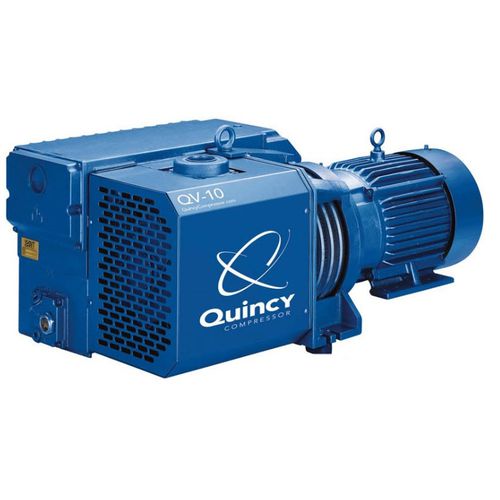 Pompe à vide à palettes - QV series - Quincy Compressor - lubrifiée / mono-étagée / compacte