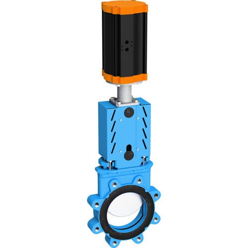 Vanne à guillotine - WB 14 - EBRO ARMATUREN Gebr. Bröer GmbH - avec volant / électrique / à commande pneumatique