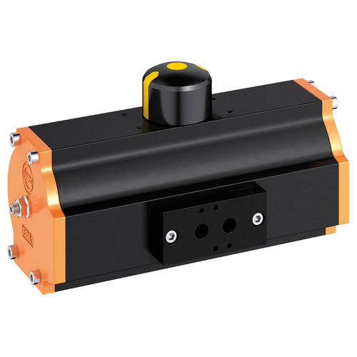 Actionneur de vanne pneumatique - EB-SYD - EBRO ARMATUREN Gebr. Bröer GmbH - rotatif / système manivelle-cadre / double effet