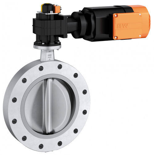 Vanne pour vrac - FS-M - EBRO ARMATUREN Gebr. Bröer GmbH - papillon / à commande électrique / de contrôle