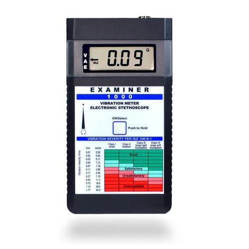 Vibromètre de surveillance de machine - Examiner 1000 - MONARCH INSTRUMENT - FFT / avec stéthoscope électronique