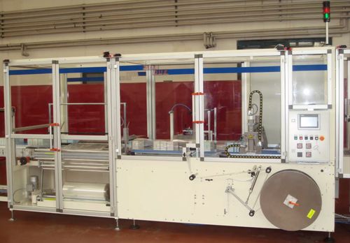 Machine d'emballage automatique - M80 -FT - MACDUE - sous film thermorétractable / pour carton