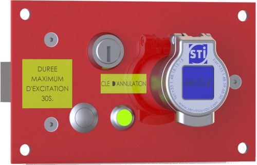 Serrure à clé - ERTK - SERV TRAYVOU INTERVERROUILLAGE - électronique / en laiton / en acier inoxydable