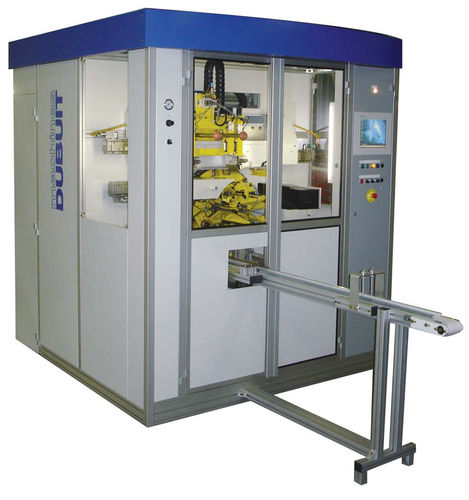 Machine de sérigraphie automatique - max. 4 000 p/h | 329/6-P - MACHINES DUBUIT S.A.S.  - à 2 couleurs / pour bouteilles en plastique / à plat