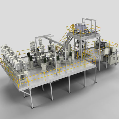 Ligne de coextrusion multicouche - Barrier Double-Bubble Lines - Macro Engineering & Technology Inc. - de film par gonflage / pour PVdC / pour film barrière