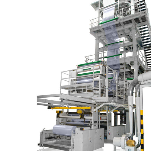 Ligne de coextrusion 5 couches - Barrier Blown Film Lines - Macro Engineering & Technology Inc. - 7 couches / 11 couches / de film par gonflage