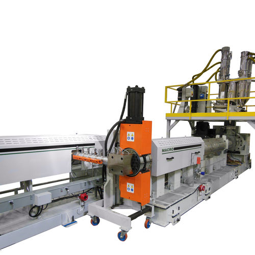 Ligne d'extrusion monocouche - Polystyrene (PS) Foam Extrusion Line - Macro Engineering & Technology Inc. - de plaques / pour polystyrène / pour PSE