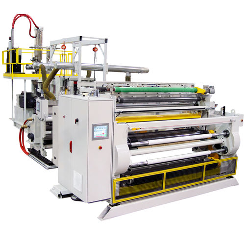 Ligne d'extrusion monocouche - PVC Cling Film Line - Macro Engineering & Technology Inc. - de film à plat / pour PVC / pour film alimentaire