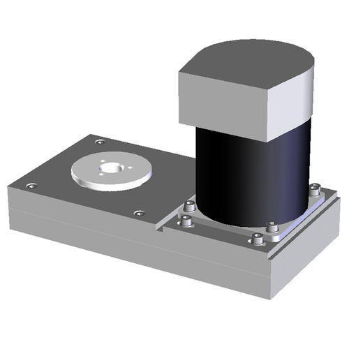 Table rotative entraînée par moteur - SMRC 4 - SIGEA - verticale / à roulement à billes / brushless