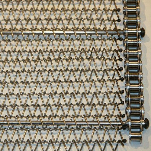 Bande de convoyeur grillagée - No. 95 - MTF Technik Hardy Schürfeld GmbH & Co. KG - en inox / acier / pour l'industrie sidérurgique