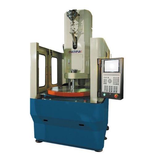 Presse à injecter verticale - V3E-R-55T - Multiplas Enginery Co., Ltd. - électrique / à cycles rapides