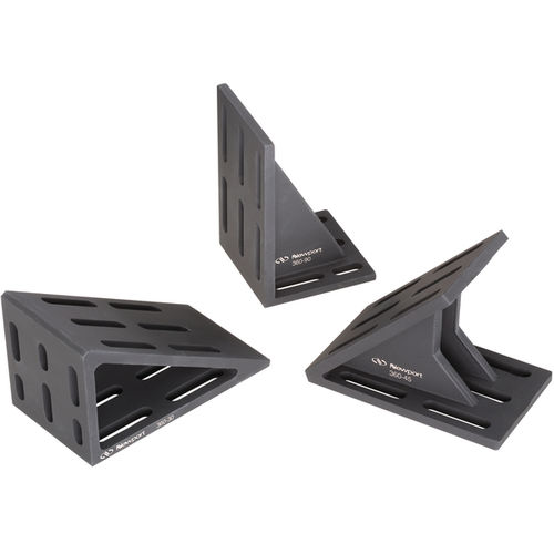 Équerre de fixation en aluminium - 360 series - MICRO-CONTROLE / Spectra-Physics - 90° / réglable / 45°