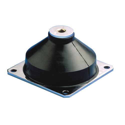 Support antivibratoire conique - VIBMAR - PAULSTRA - en métal / en acier / en caoutchouc silicone