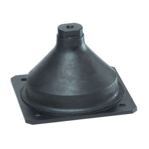 Support antivibratoire carré - VIB HD 45 - PAULSTRA - en caoutchouc / fileté