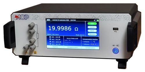 Microhmmètre numérique - OM 37 - AOIP - portable / sur table / pour aéronef