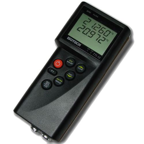 Thermomètre à double canal - TTI 10  - AOIP - à thermocouple / à résistance de platine / avec afficheur LCD