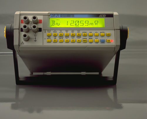 Microhmmètre numérique - OM 21 - AOIP - sur table / 4 fils / à faible résistance