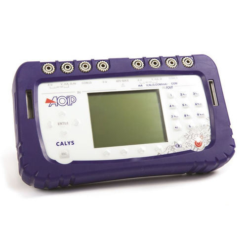 Calibrateur multifonction - CALYS 50 - AOIP - de température / de tension / de courant