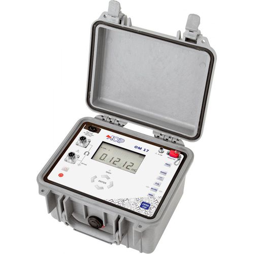 Microhmmètre numérique - OM 17  - AOIP - portable / 4 fils