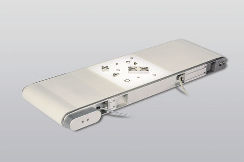 Convoyeur à bande - FR-40-80-Q-DL-450-20 - BINDER MAGNETIC - compact / à moteur électrique / pour pièces