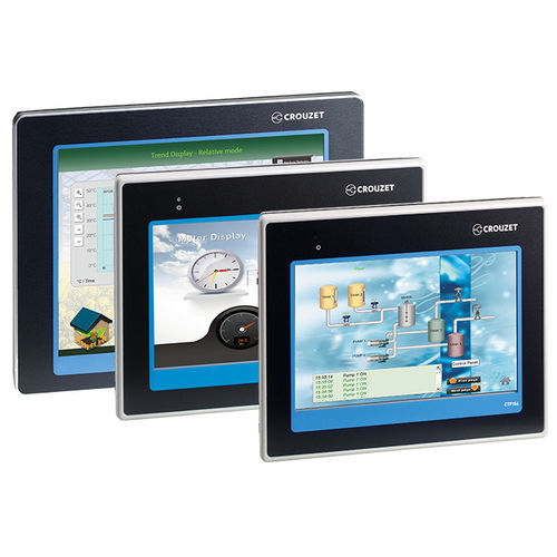 IHM à écran tactile résistif - CT series - Crouzet - encastrable / RISC / TFT LCD