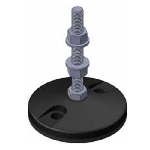 Pied de machine - NCA series - CEF POLYMERES - en caoutchouc / en acier / antivibration