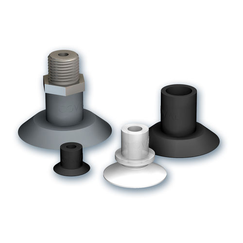 Ventouse ronde - VPA series - COVAL - plate / en silicone / en caoutchouc