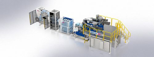 Ligne d'extrusion 7 couches - TubeFlex - Breyer GmbH Maschinenfabrik - de film à plat / pour HDPE / pour LDPE