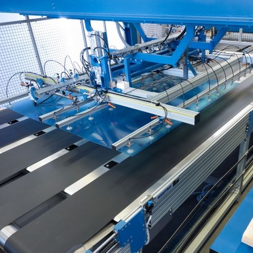 Empileuse de plaques - Breyer GmbH Maschinenfabrik - pour ligne d'extrusion / modulaire