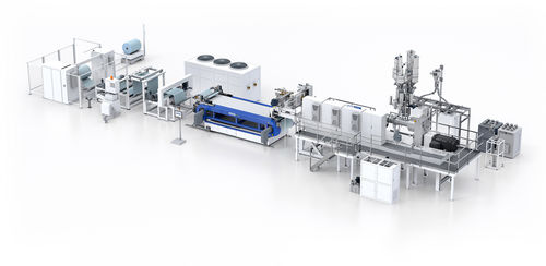 Ligne d'extrusion multicouche - CellProtect - Breyer GmbH Maschinenfabrik - monocouche / de film à plat / pour EVA