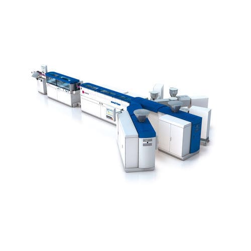 Ligne d'extrusion pour la production de tube flexible d'emballage - TopLine - Breyer GmbH Maschinenfabrik - de tubes / pour PP / pour HDPE